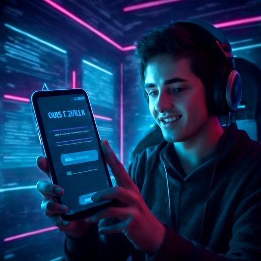 MJL999 login screen on smartphone